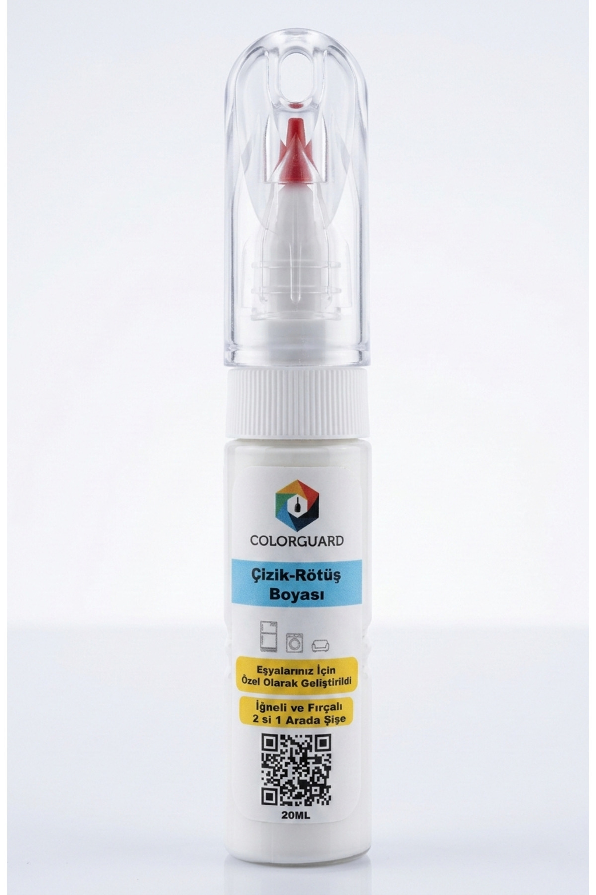 Lacquer White Furniture 2-in-1 Special Design Bottle Retouching Paint with Needle and Brush