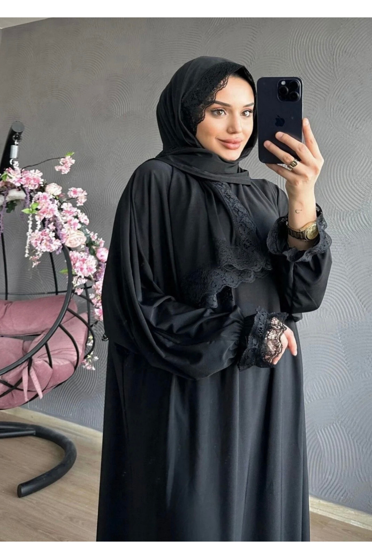 Women's hijab prayer dress