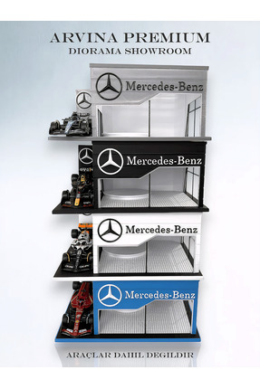 Arvina Atelier Mercedes Büyük Showroom | Koleksiyon Garajı | Parlak Logo | 1:...
