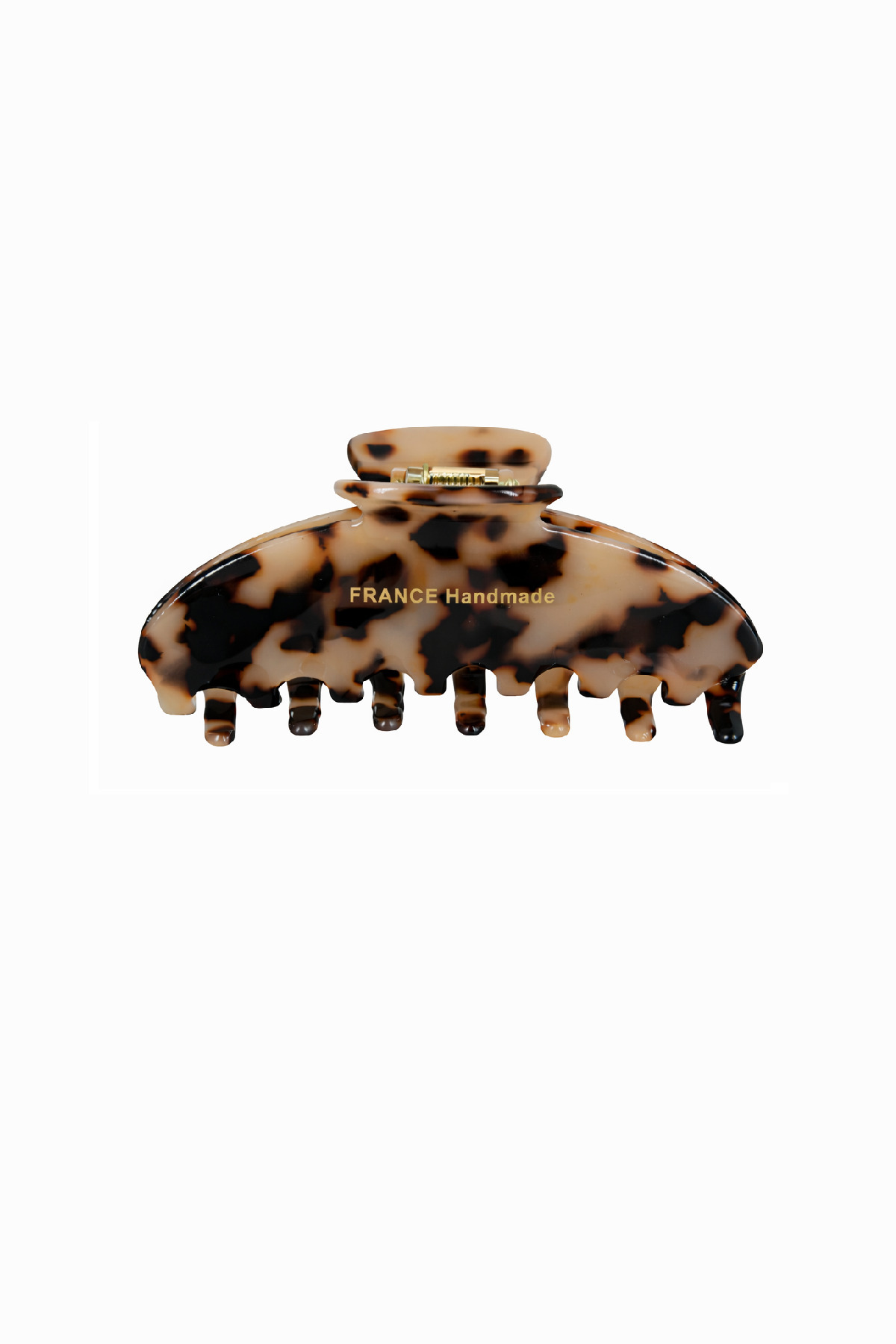 Leopard Patterned France Handmade Acetate Latch Buckle/ 10 Cm