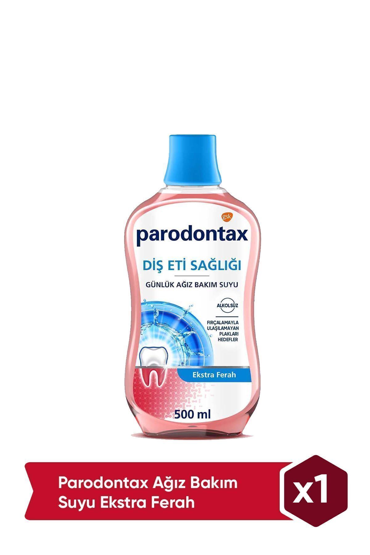 Parodontax Ekstra Ferah Alkolsüz Ağız Bakım Suyu 500ml - Fiyatı, Yorumları
