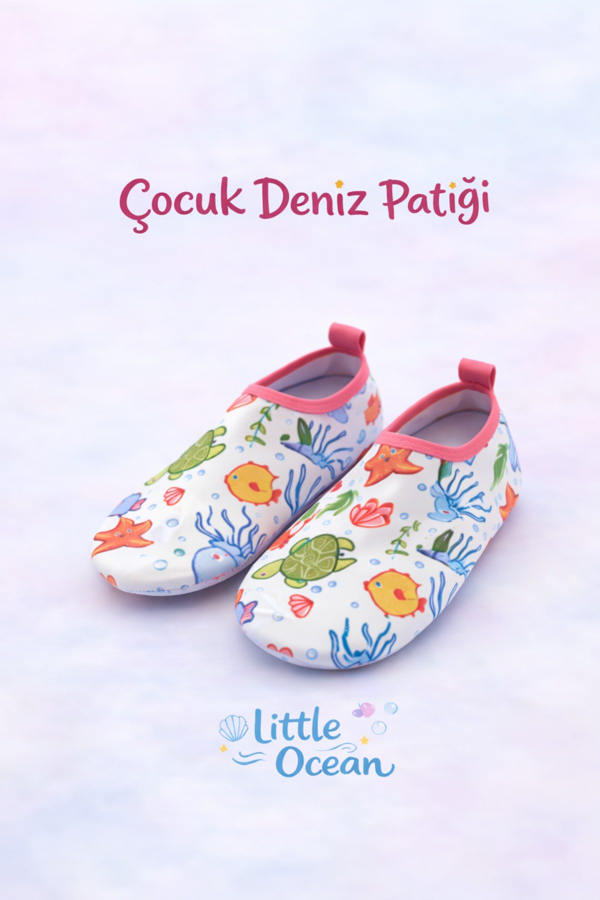 Aqua Step Baby Girl Anti-Slip Sea Pool Booties / Shoes