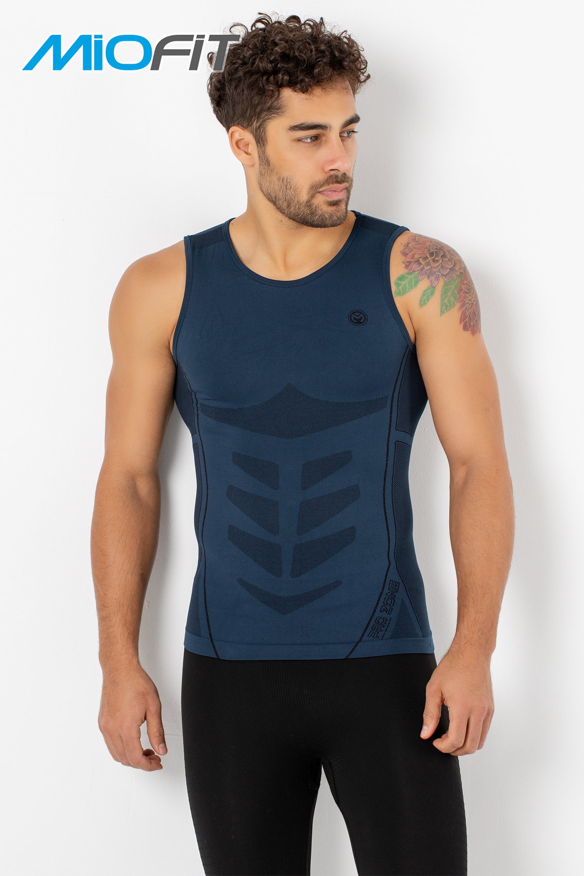 MioFit Erkek Breathable Mesh Dikişsiz Spor Atlet görsel 6