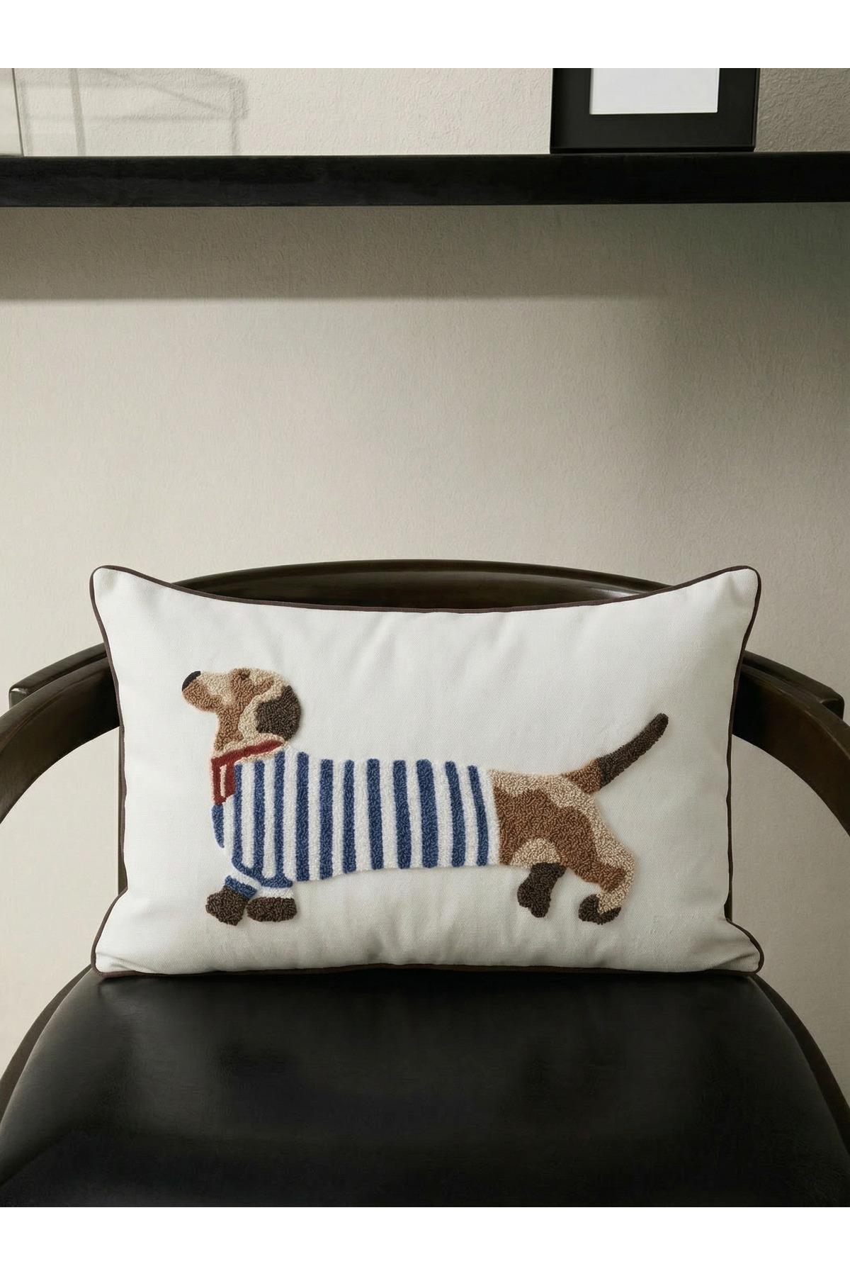 Cute Sausage Dog Pattern Pillowcase