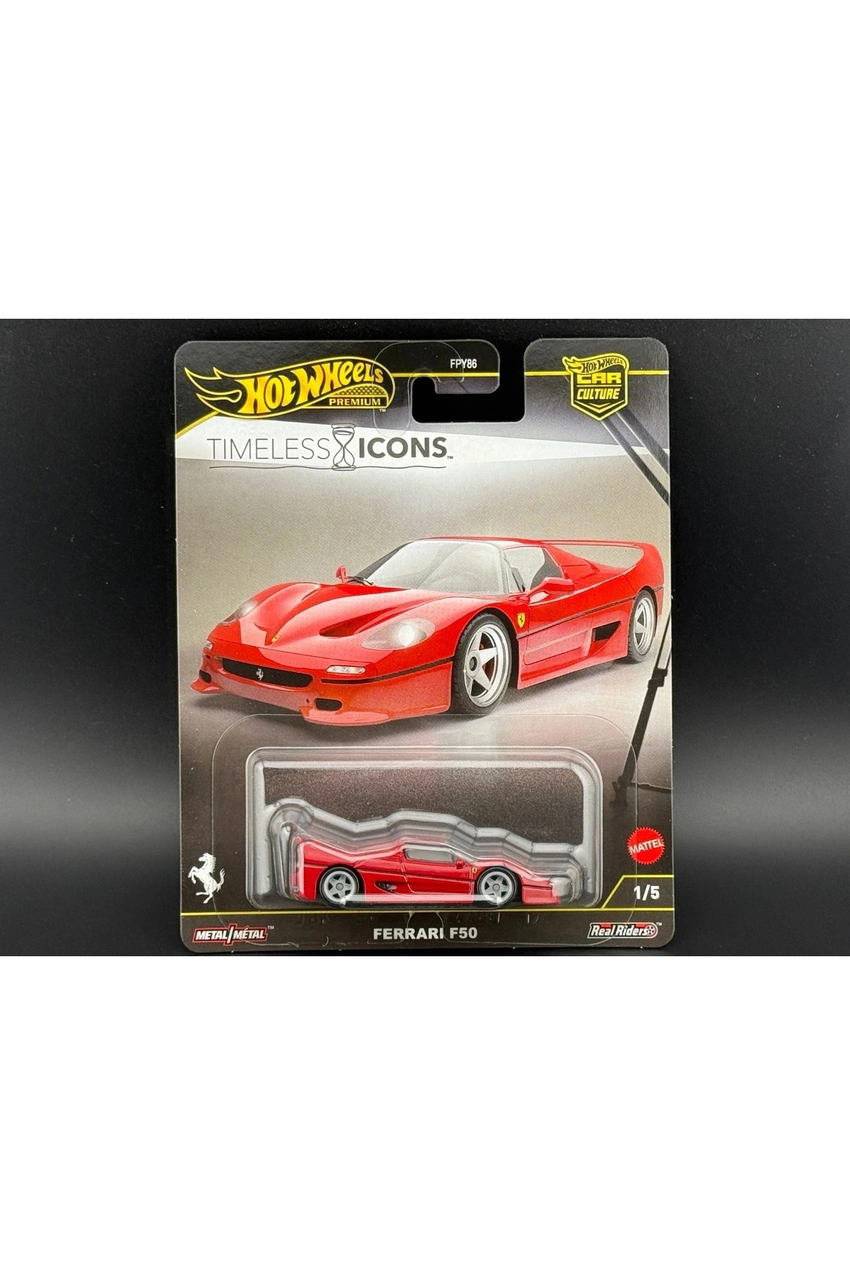 HOT WHEELS Premium Car Culture Timeless Icons Ferrarı F50 JBK56