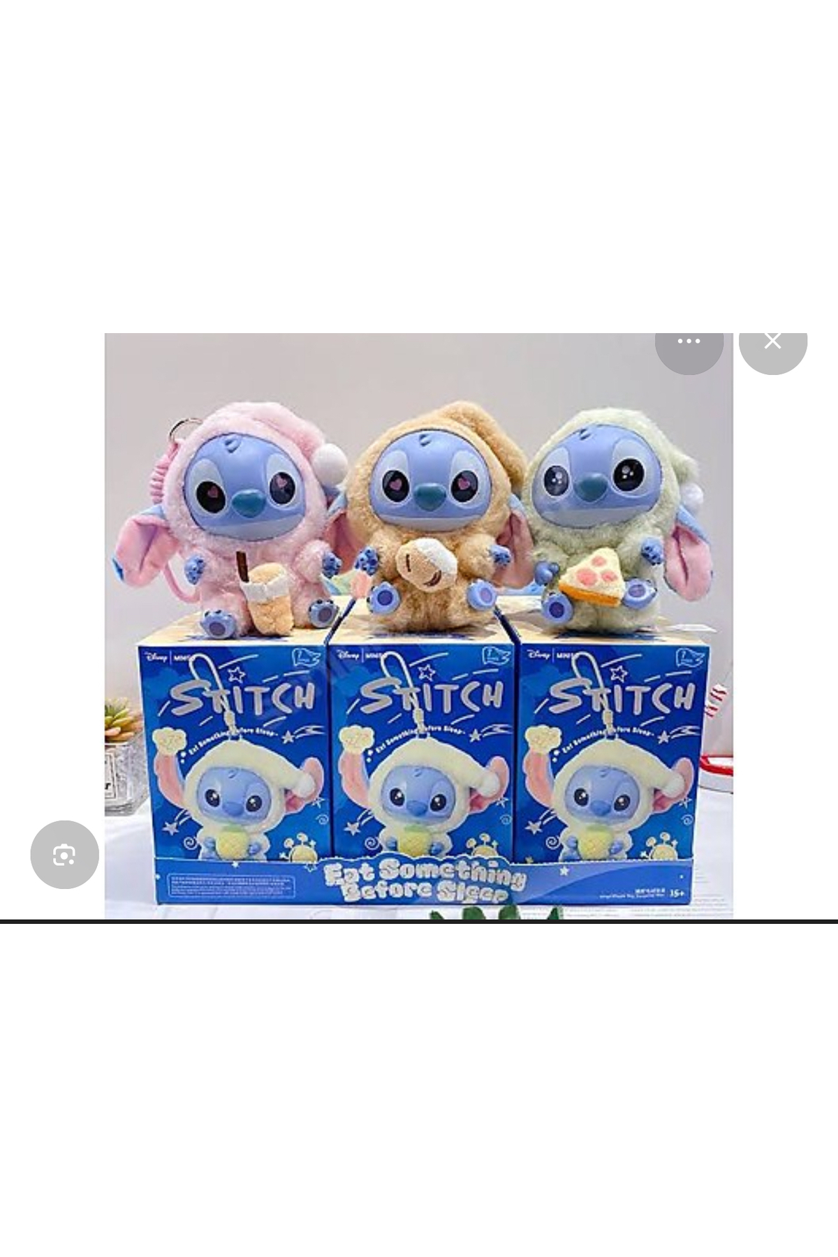 Miniso Labubu Stitch Eat Something Before Sleep Series fotoğrafı 2 (önizleme)