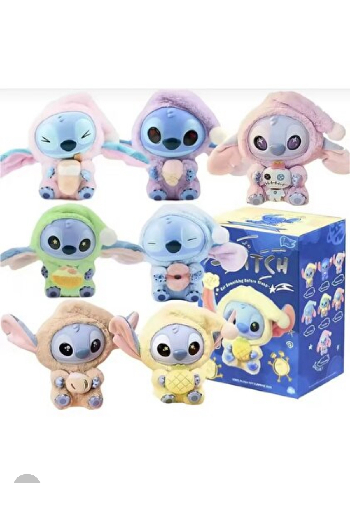 Miniso Labubu Stitch Eat Something Before Sleep Series fotoğrafı 3 (önizleme)