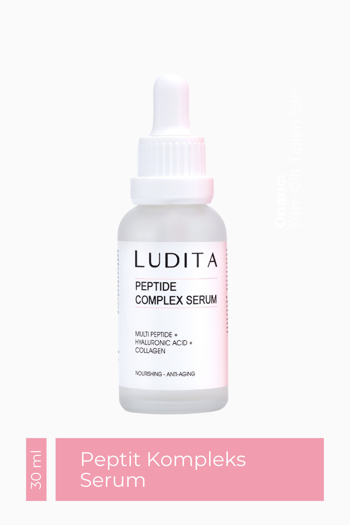 LUDITA Peptit Kompleks Serum – İnce Çizgi ve Kırışıklık Karşıtı, Yoğun Nemlendirici — 202301007