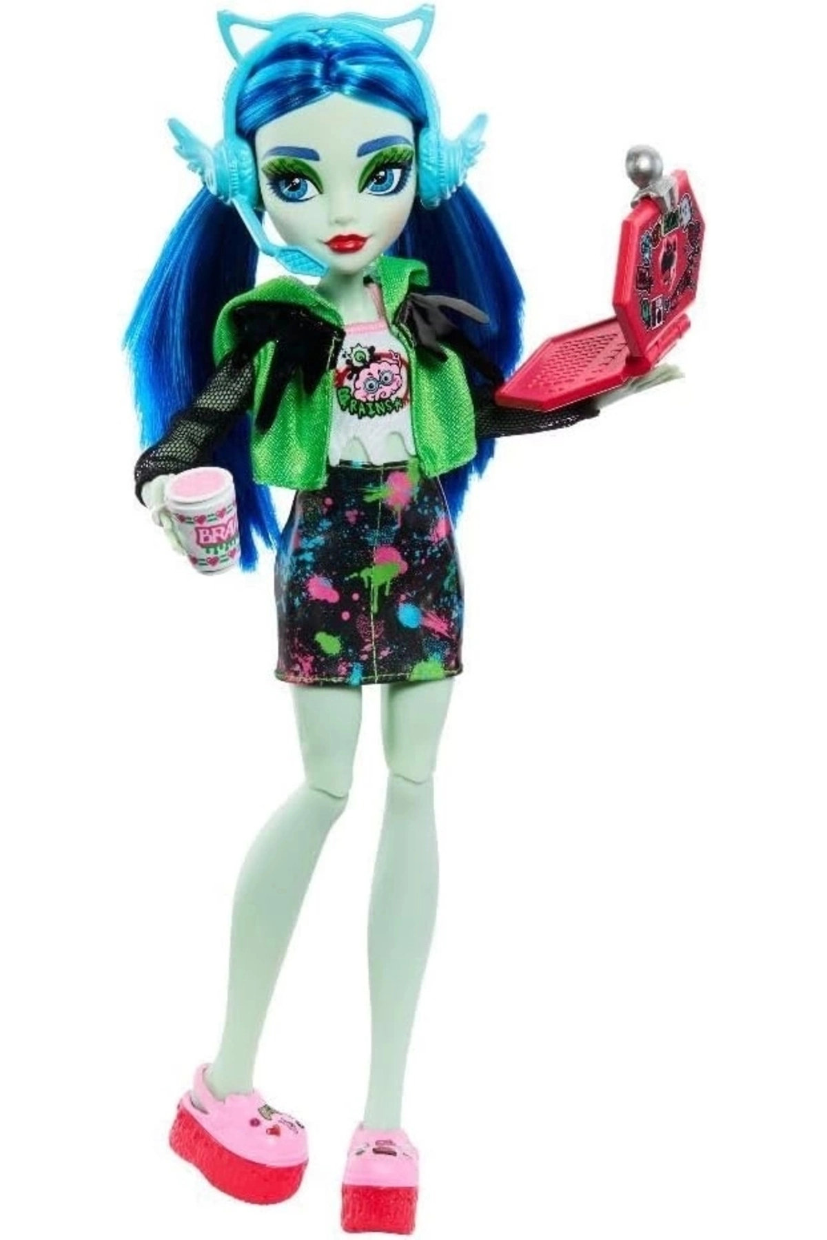 MONSTER HIGH Gizemli Arkadaşlar 3. Seri - Ghoulia Monster High™ bebek HNF81 fotoğrafı 3 (önizleme)