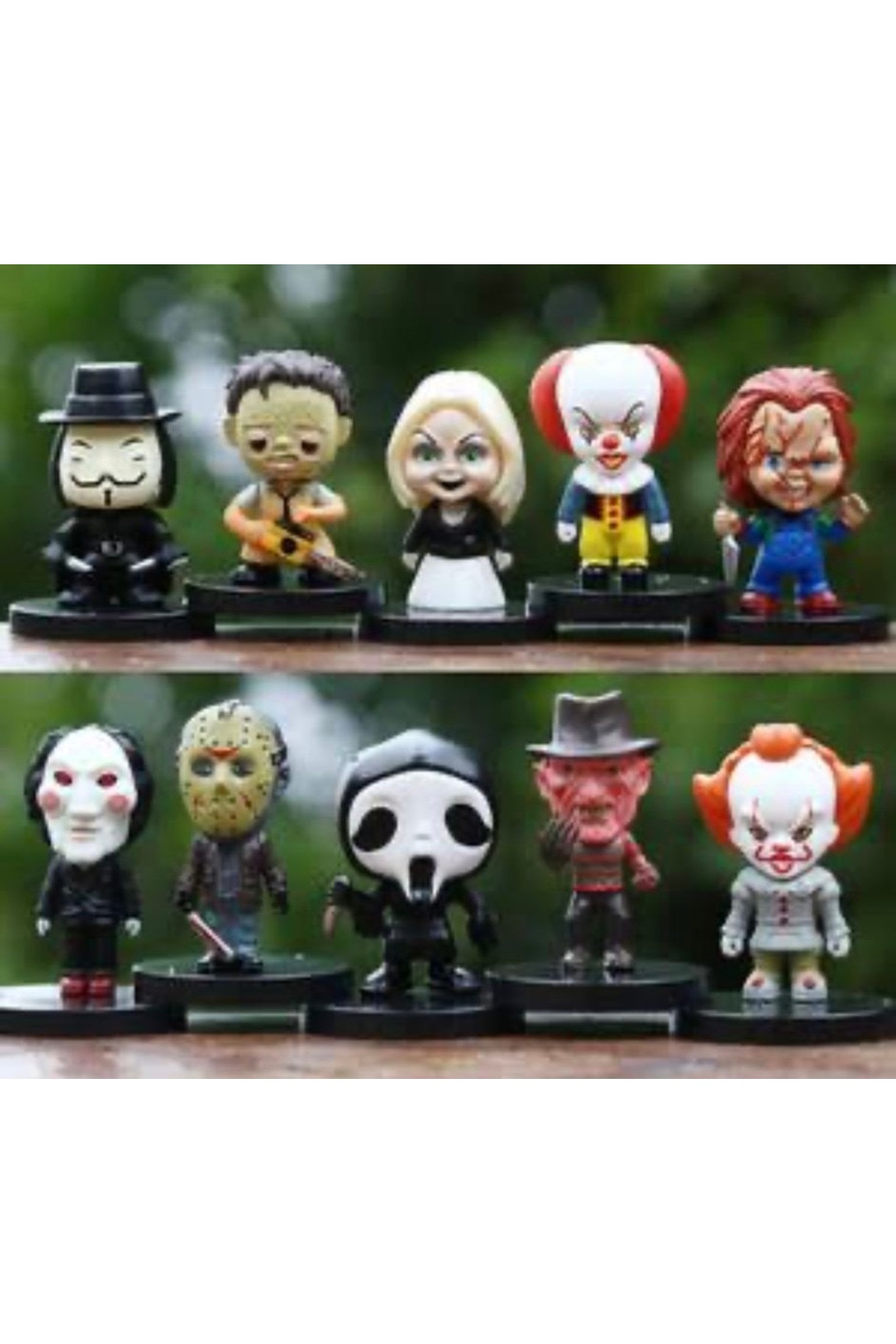 BC Halloween Horror Serisi Aksiyon Figür Hediyelik Oyuncak 5 Cm