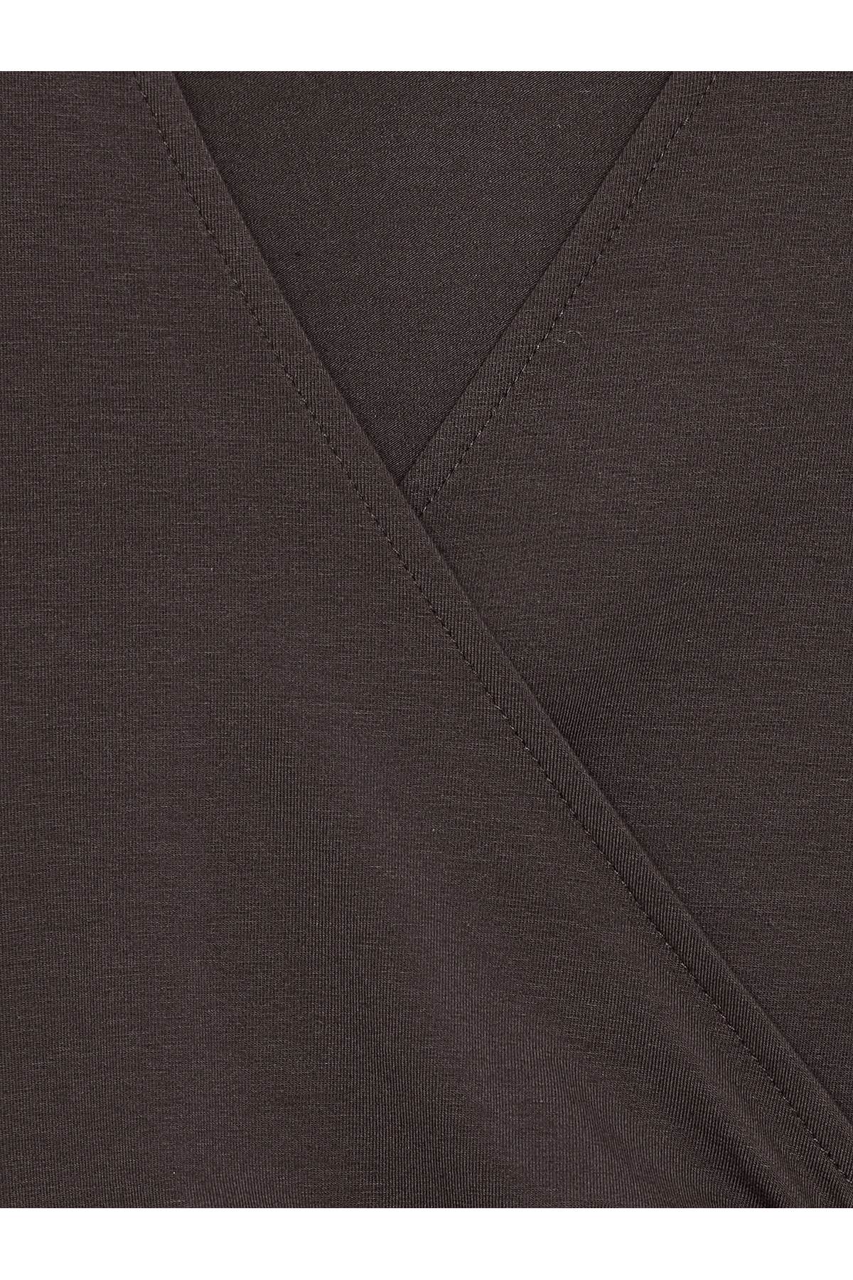 Dilvin  32645 Uzun Kollu Kruvaze Top-Koyu Kahve - Görsel 7