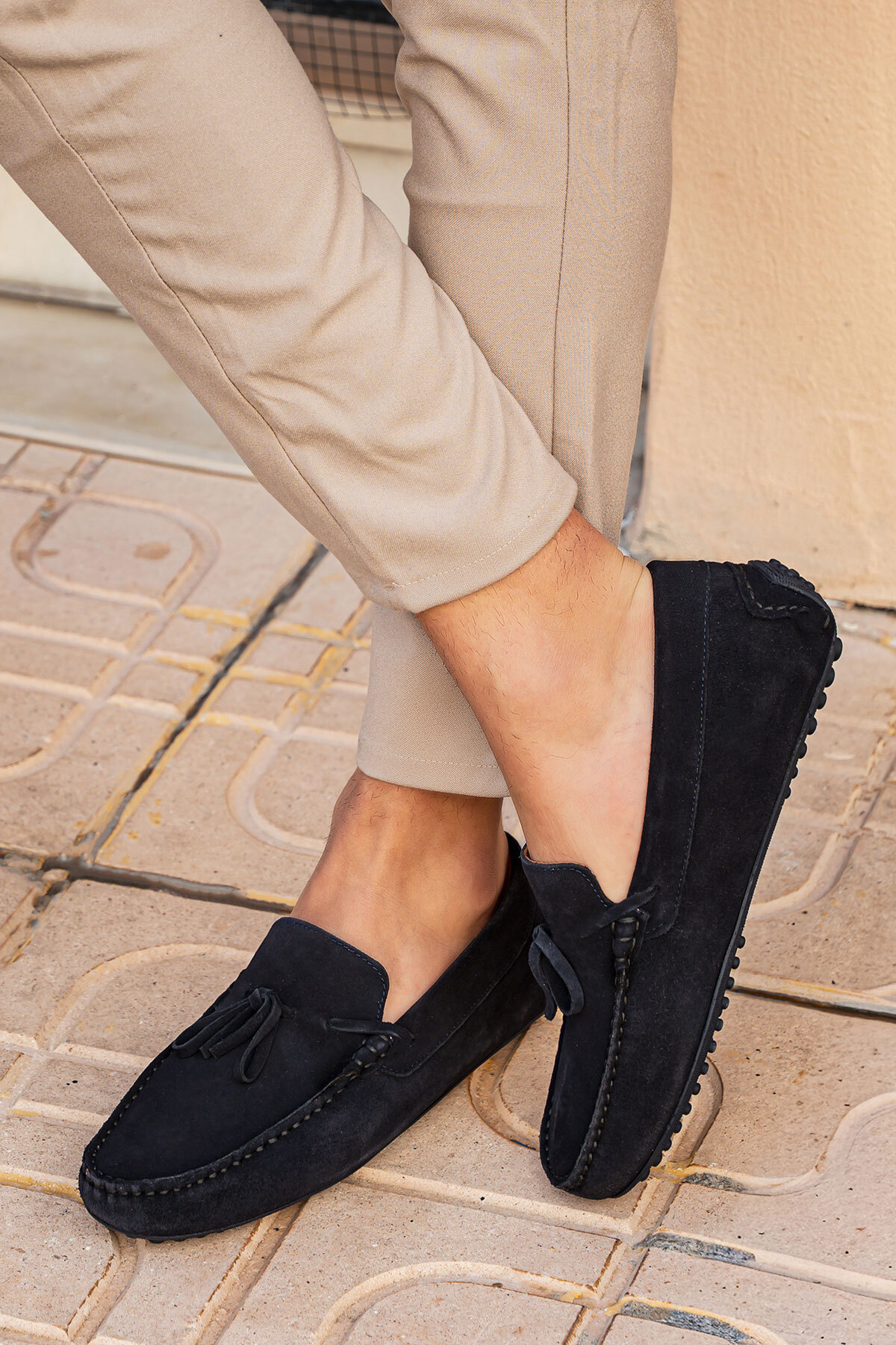 PANORAMA  Makosen Dikişli Hakiki Deri Erkek Babet - Görsel 3