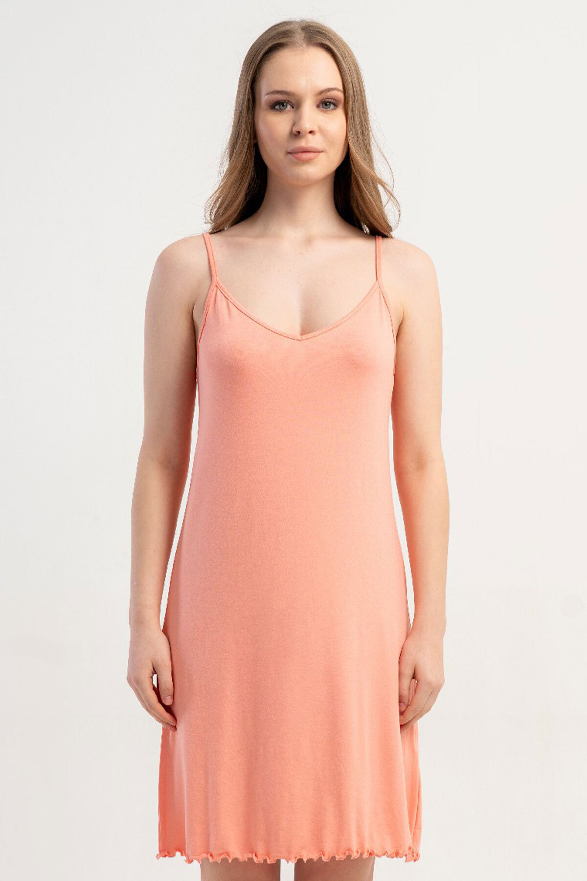 Vienetta Kadın Vıscon V Yaka Ip Askılı Gecelik , 601006