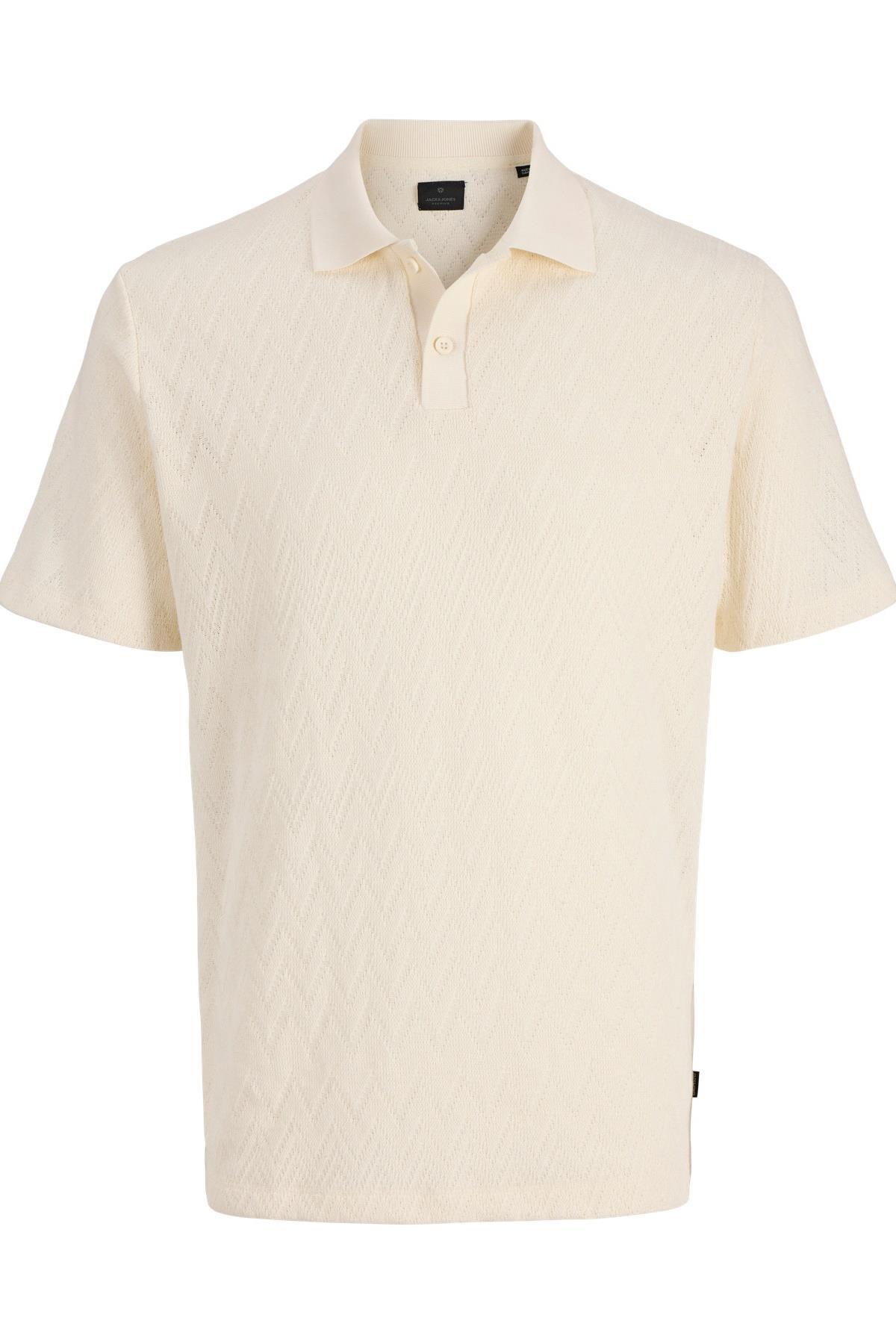 پولو شرت مردانه JPRBLATRENTON، طرح ژاکارد، آستین کوتاه جک اند جونز پولوشرت Jack & Jones