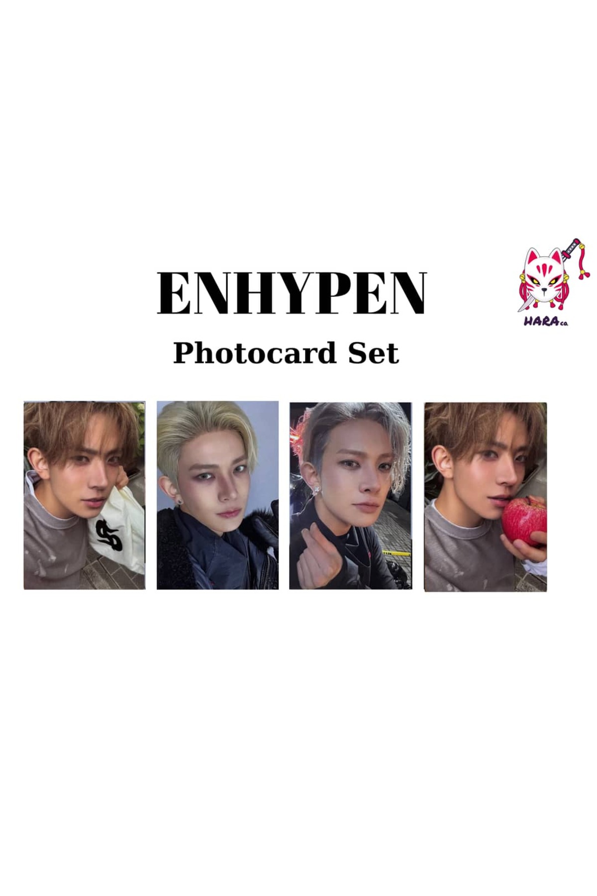 ENHYPEN VANISH yizhiyu 数量限定 チェキトレカ 5枚セット Hara Company Enhypen The Sin: Vanish Albüm Heeseung Photocard Seti