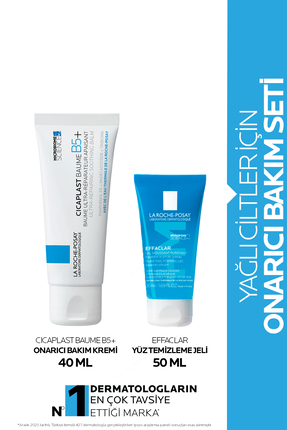 La Roche Posay Yağlı Ciltler İçin Onarıcı Bakım Seti: Cicaplast Baume 40ml & ...