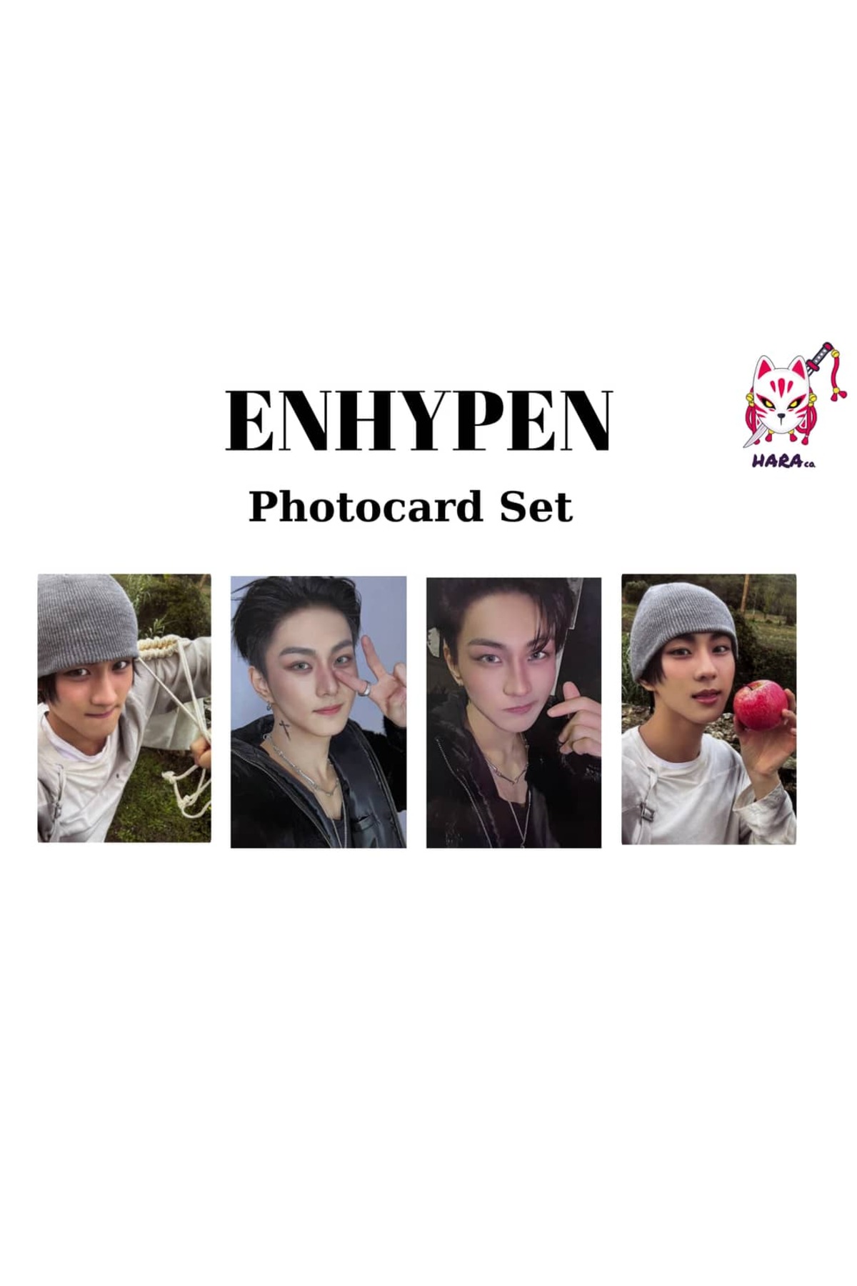 Hara Company Enhypen The Sin: Vanish Albüm Jungwon Photocard Seti