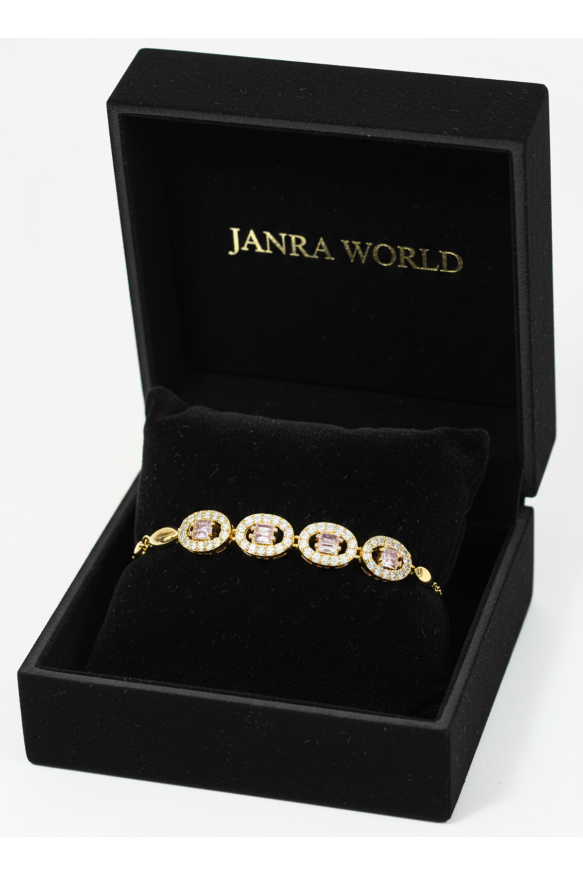 Zircon Rhinestone Evening Bracelet – Wedding Engagement Henna Invitation Special Day Gift Gift Boxed