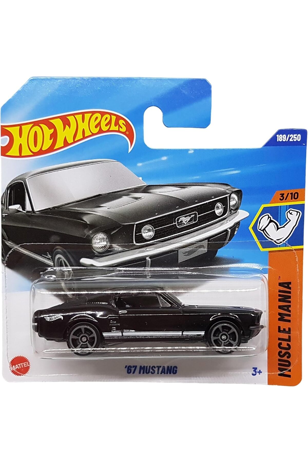 ロッド mustang &sally HOT WHEELS - ´67 Mustang - Muscle Mania 3/10 - JBB13 - Short Card