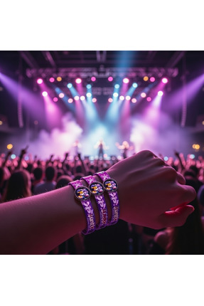 DODOMAR K-POP Huntrix Demon Hunter 3'lü Çıtçıtlı Bileklik 18 Cm