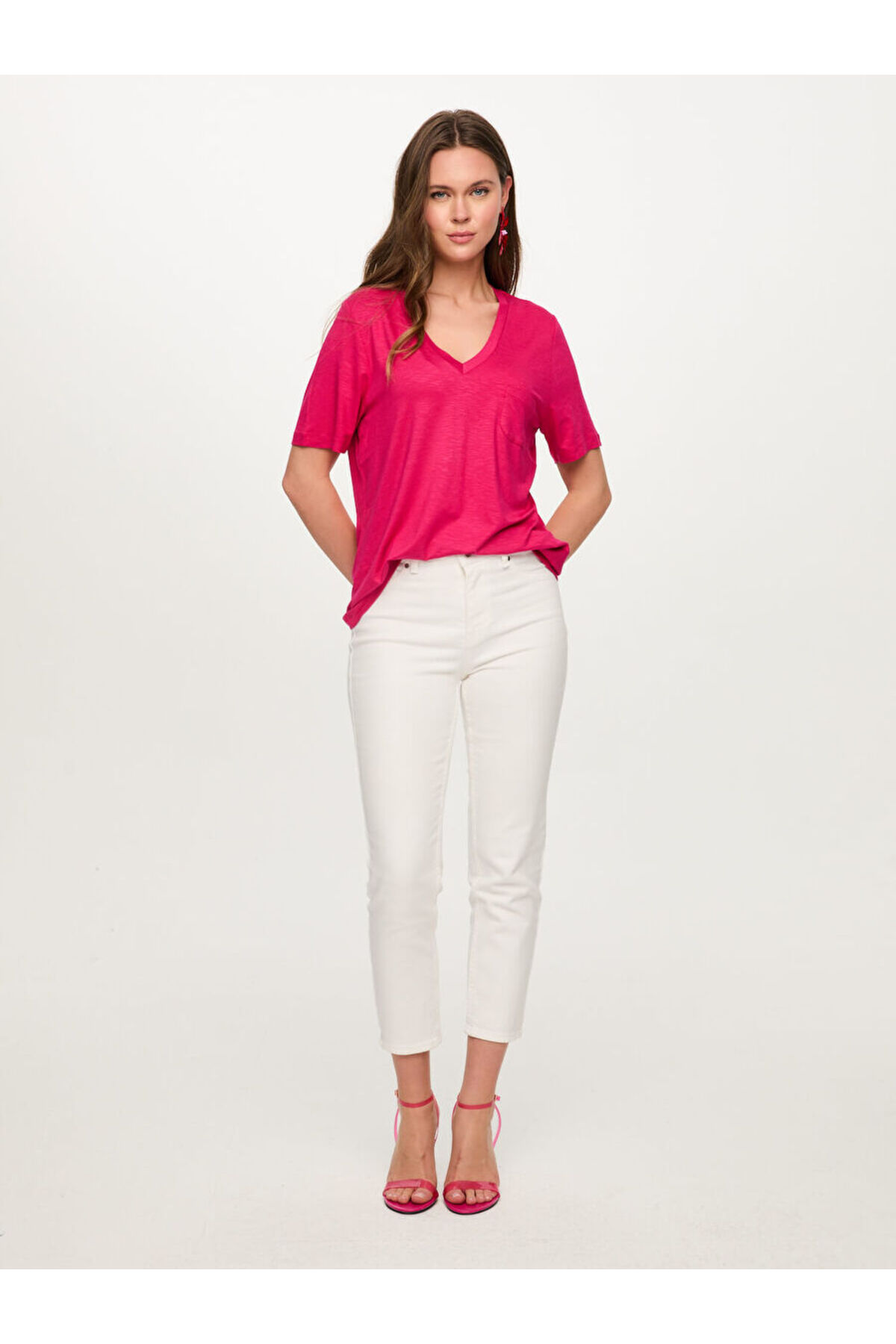 V-Neck Short Sleeve T-Shirt S26TSH004