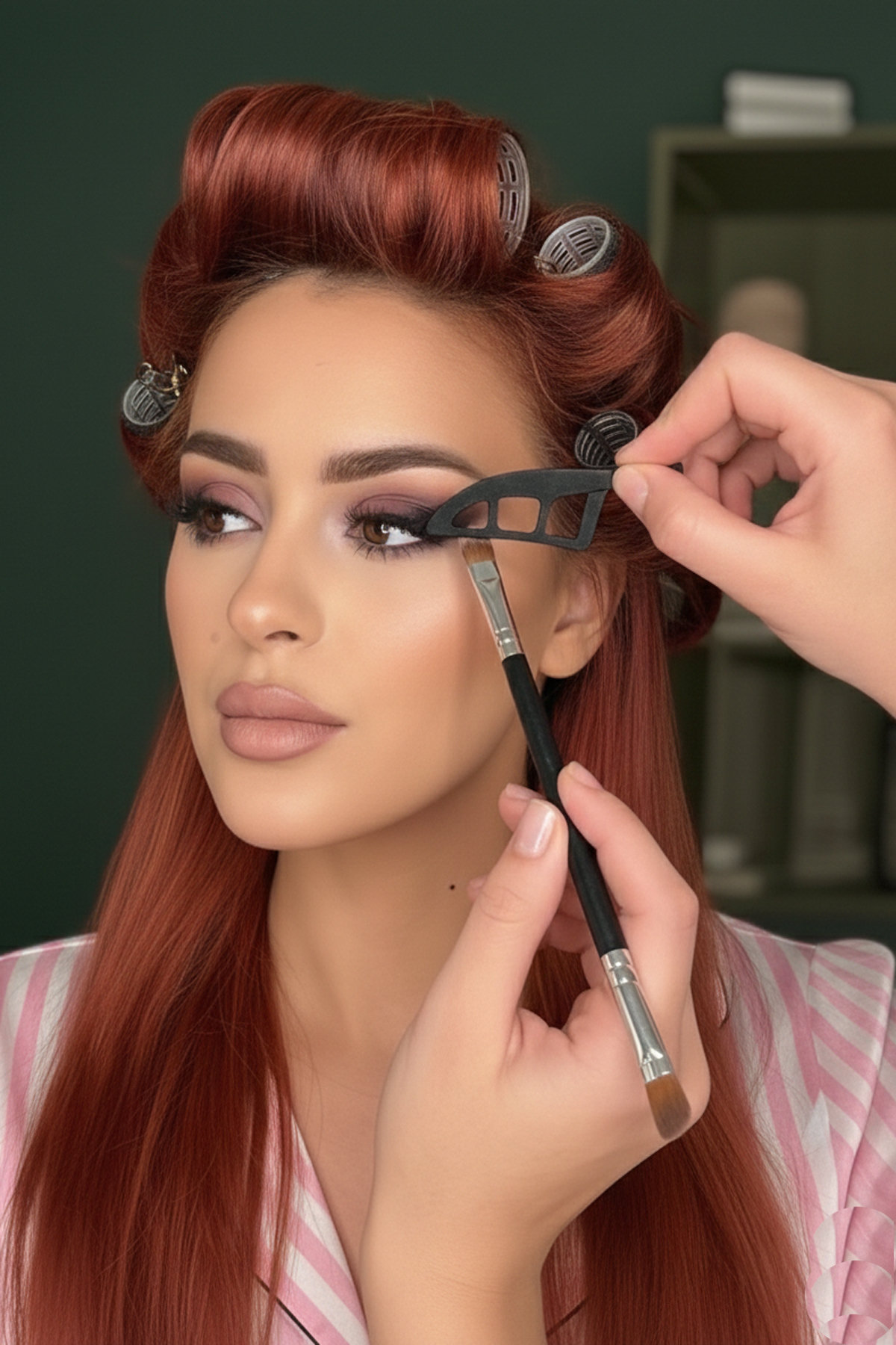 Göz Makyaj Asistanı Profesyonel Özel Far Fırçası Eyeliner Göz Farı Araçları, Göz Makyaj Şablonu — GÖZSET01 — تصویر 5 از 7