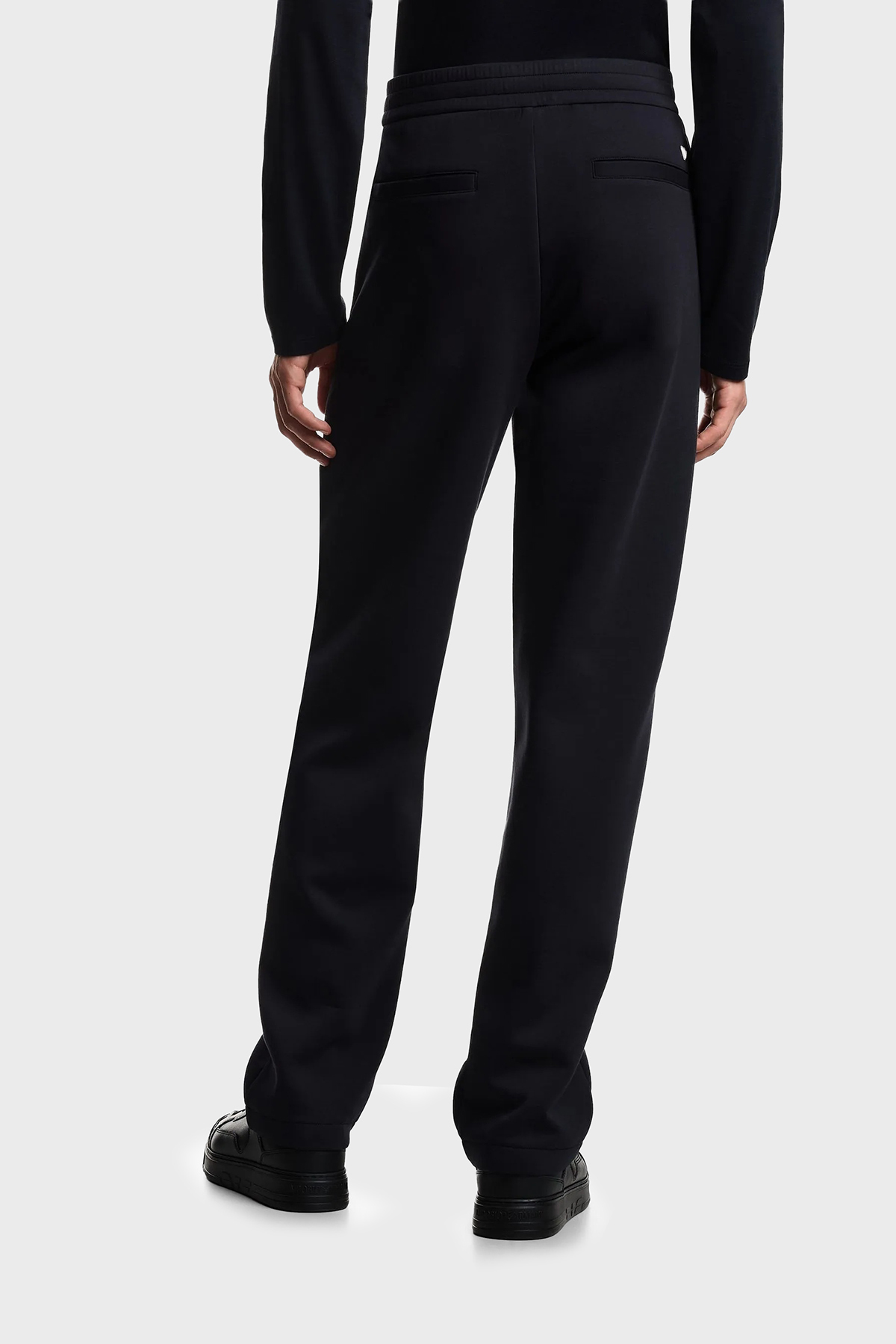 Emporio Armani Cotton Regular Fit Normal Waist Straight Leg Green