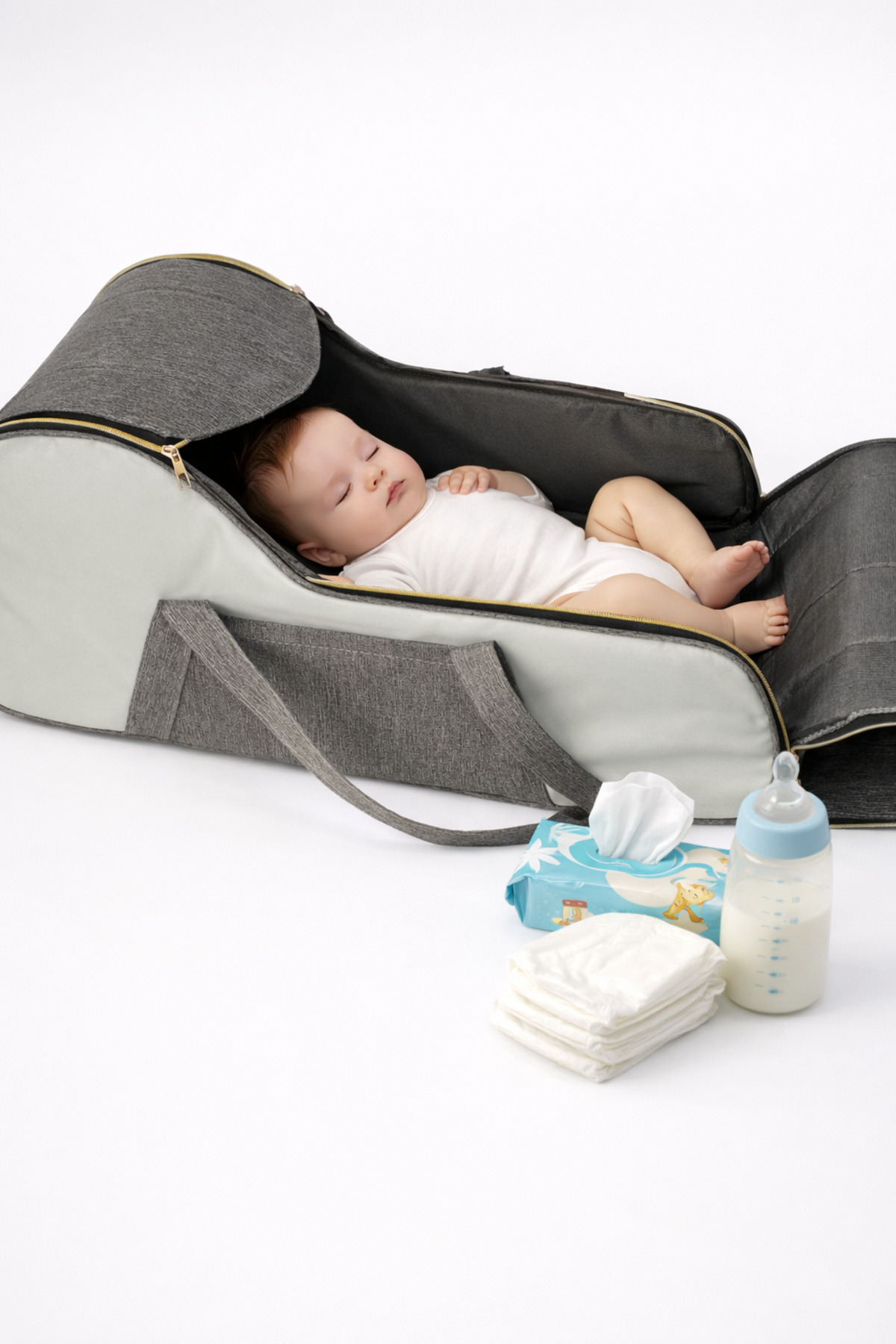 USF Portbebe Ana Kucağı Puset Bebek Taşıma Çantası Puseti fotoğrafı 2 (önizleme)