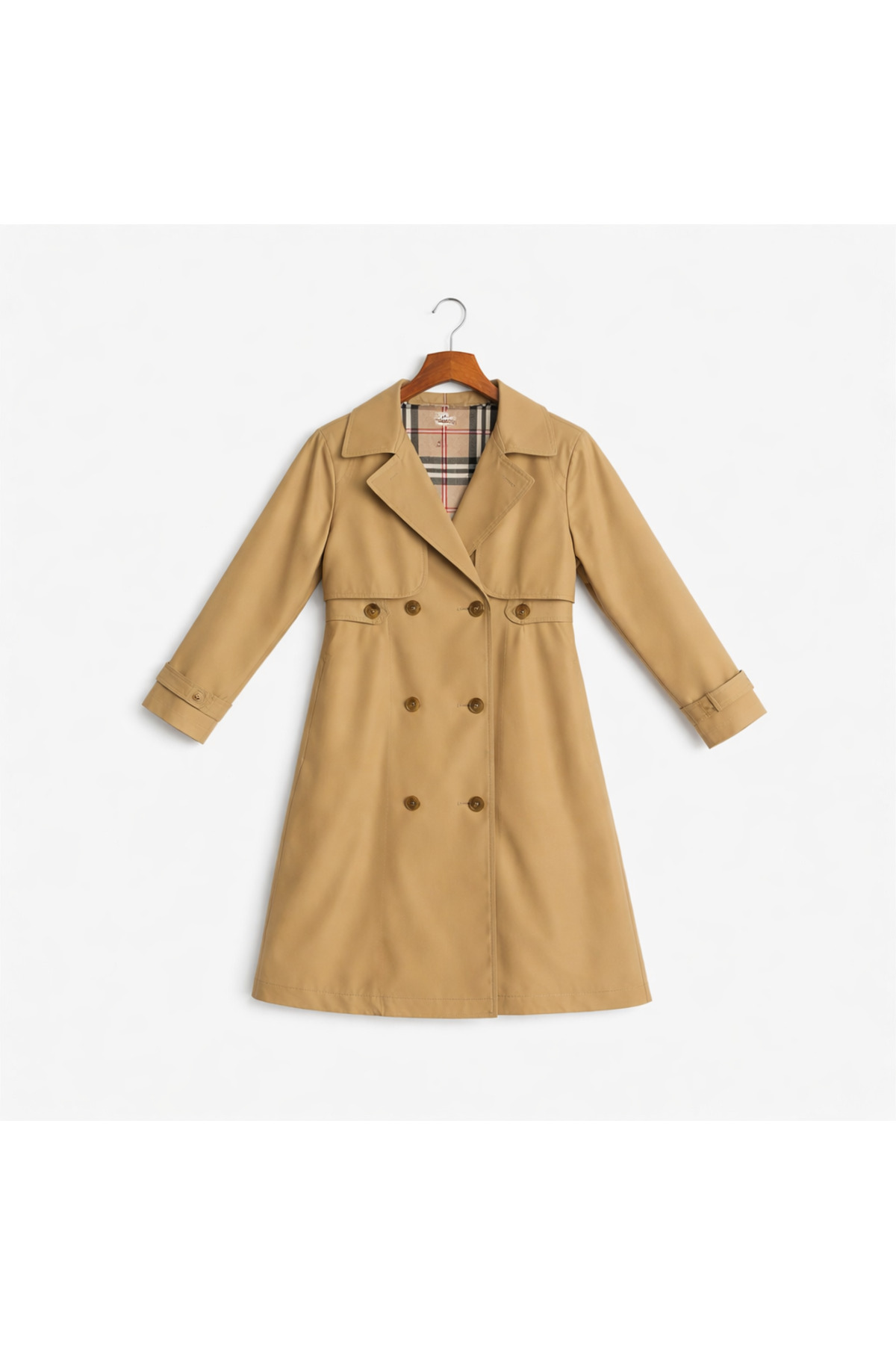 British Style Belted Trench Coat