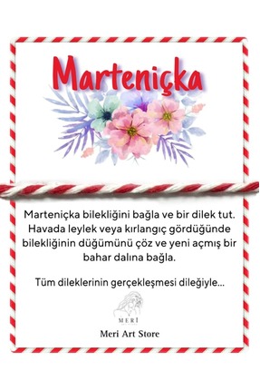 Meri Art Storee Marteniçka Bileklik