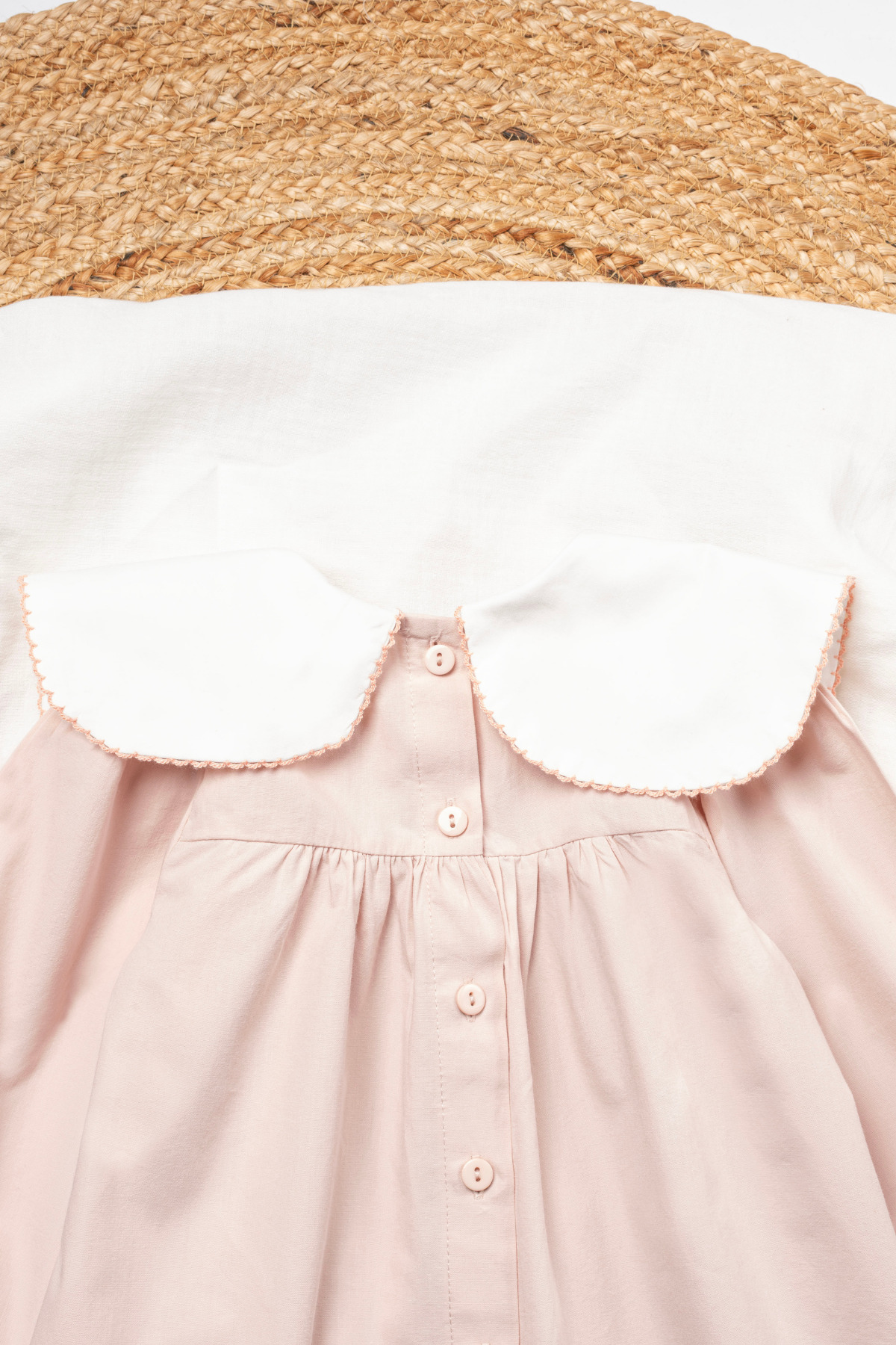 Vauva Nakışlı Elbise Kız Çocuk Yakalı Nakış Detaylı Bayramlık Elbise fotoğrafı 5 (önizleme)