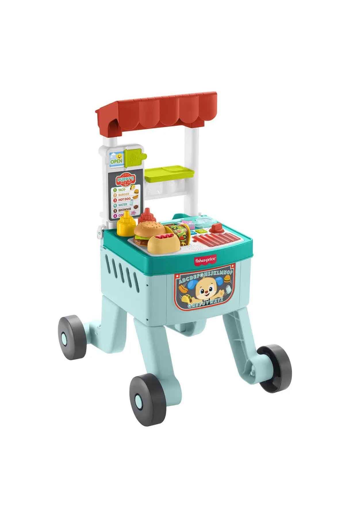 Fisher Price 4in1 Sesli ve Işıklı Eğlen ve Öğren Alışveriş Sepeti Yürüteç JLM95 fotoğrafı 4 (önizleme)
