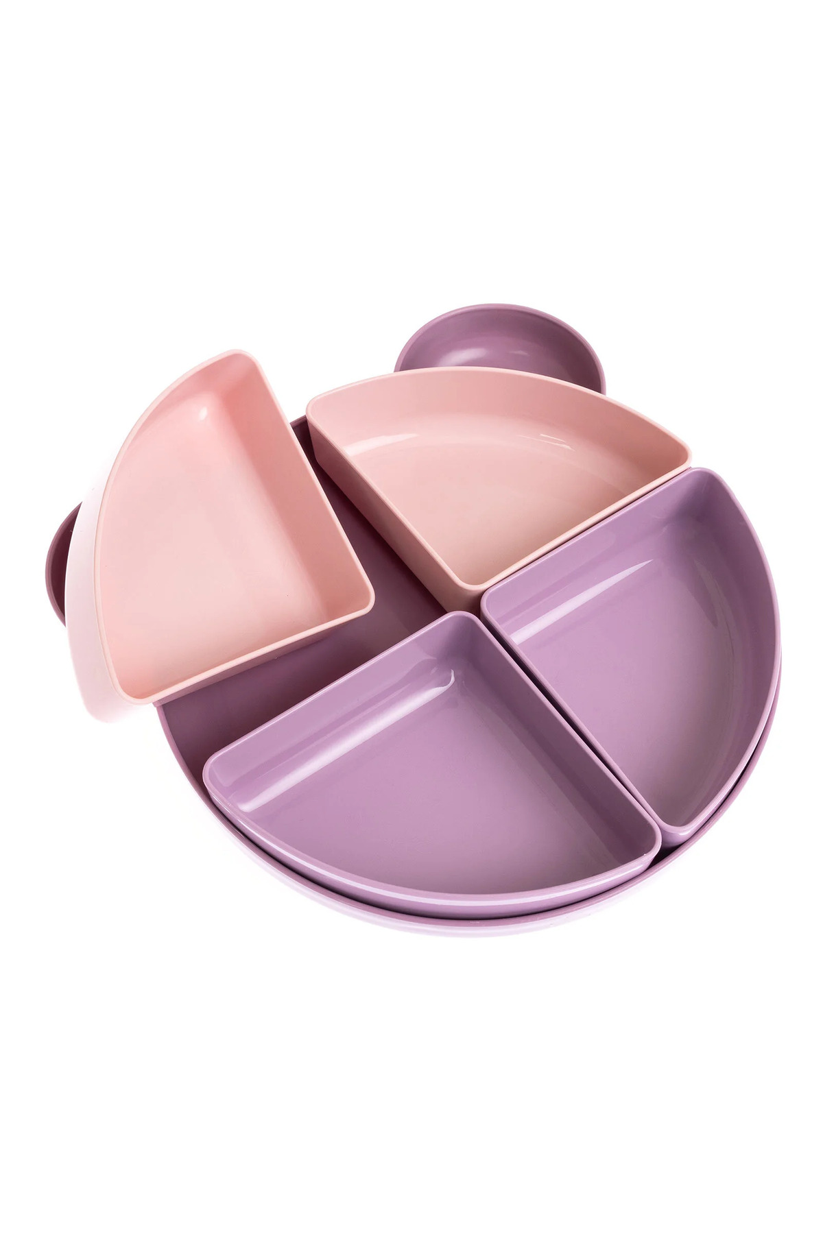 Baby Plus 7 parça yemek seti Lila-Mor fotoğrafı 4 (önizleme)