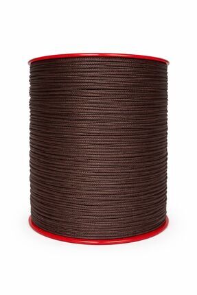 Öztürk Tekstil İp 1mm Kahverengi Plise Perde İpi 100 Metre Polyester Perde Me...