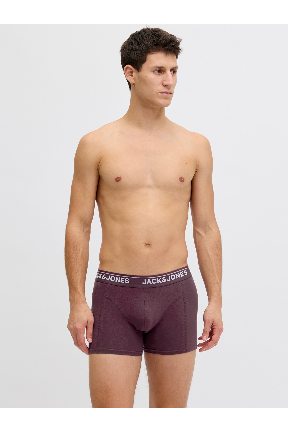 Jack & Jones Jack Jones Jactımothy Solıd Trunks 3 Pack Erkek Siyah Boxer 12291495-02 görsel 2