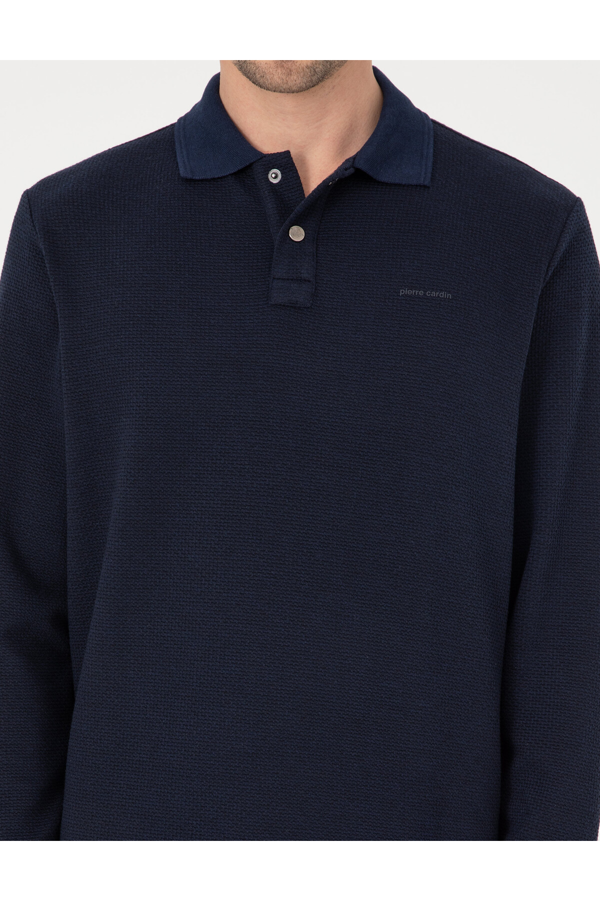 Pierre Cardin Lacivert Regular Fit Sweatshirt 50311657-VR033 görsel 6
