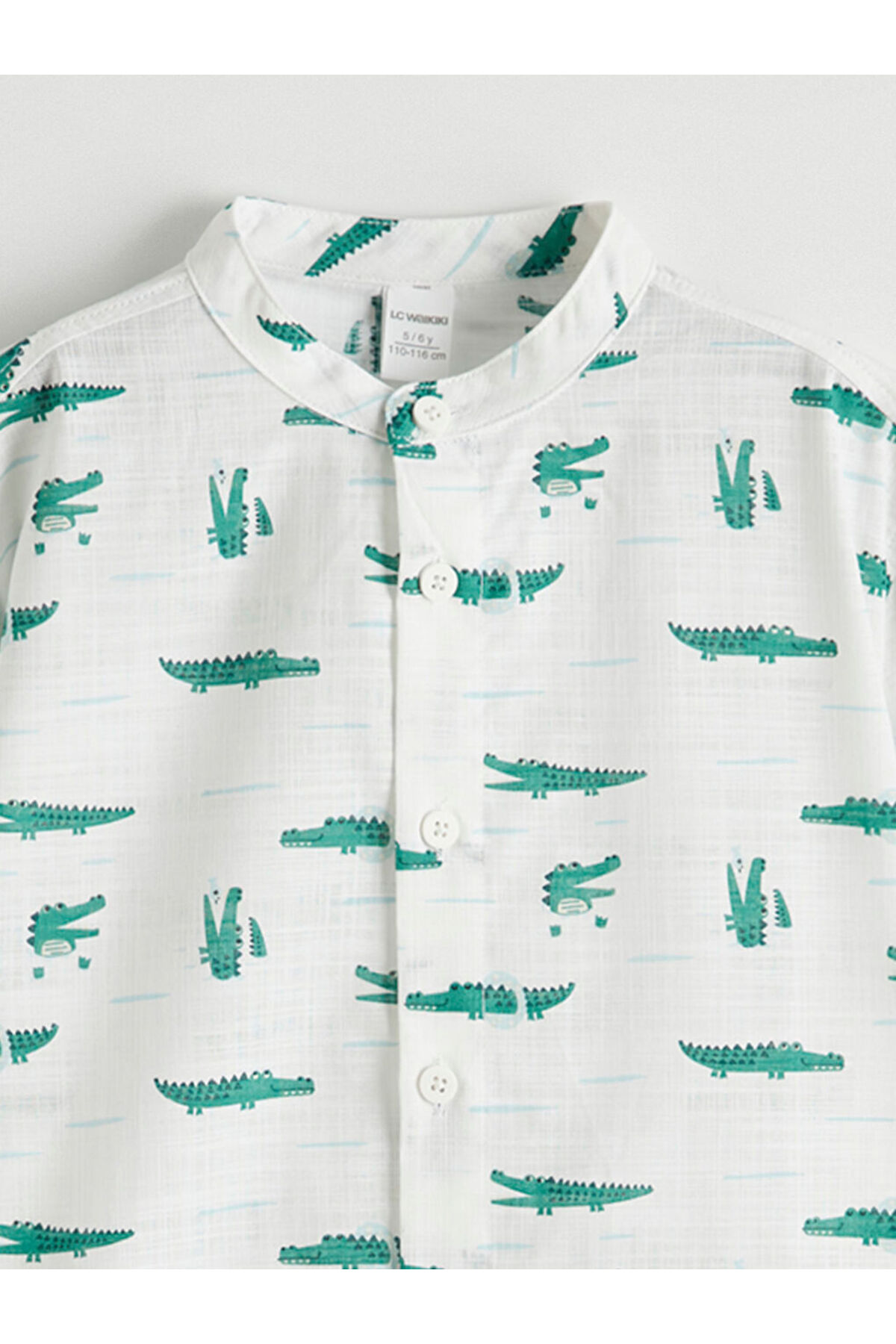LC Waikiki Beyaz Desenli Erkek Çocuk Gömlek fotoğrafı 2 (önizleme)
