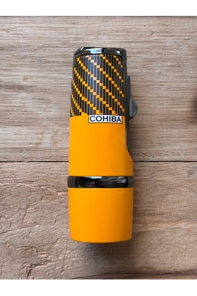 COHİBA 3Pürmüz Puro Çakmağı Şık Bas Açılır Kapak İkonik Tasarım Ergonomik Yap...