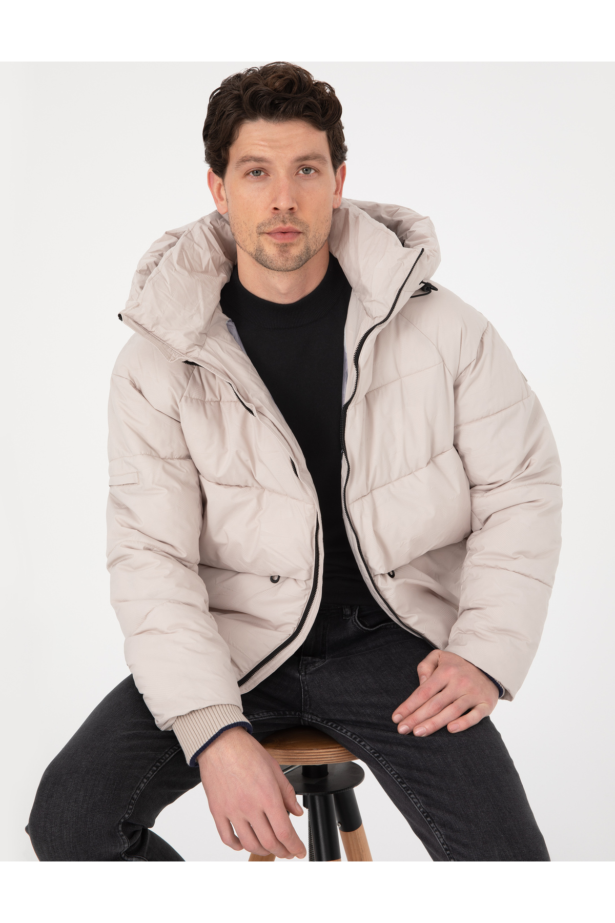ژاکت سنگی بزرگ ۵۰۳۱۳۰۴۵-VR049 پیر کاردین کاپشن Pierre Cardin