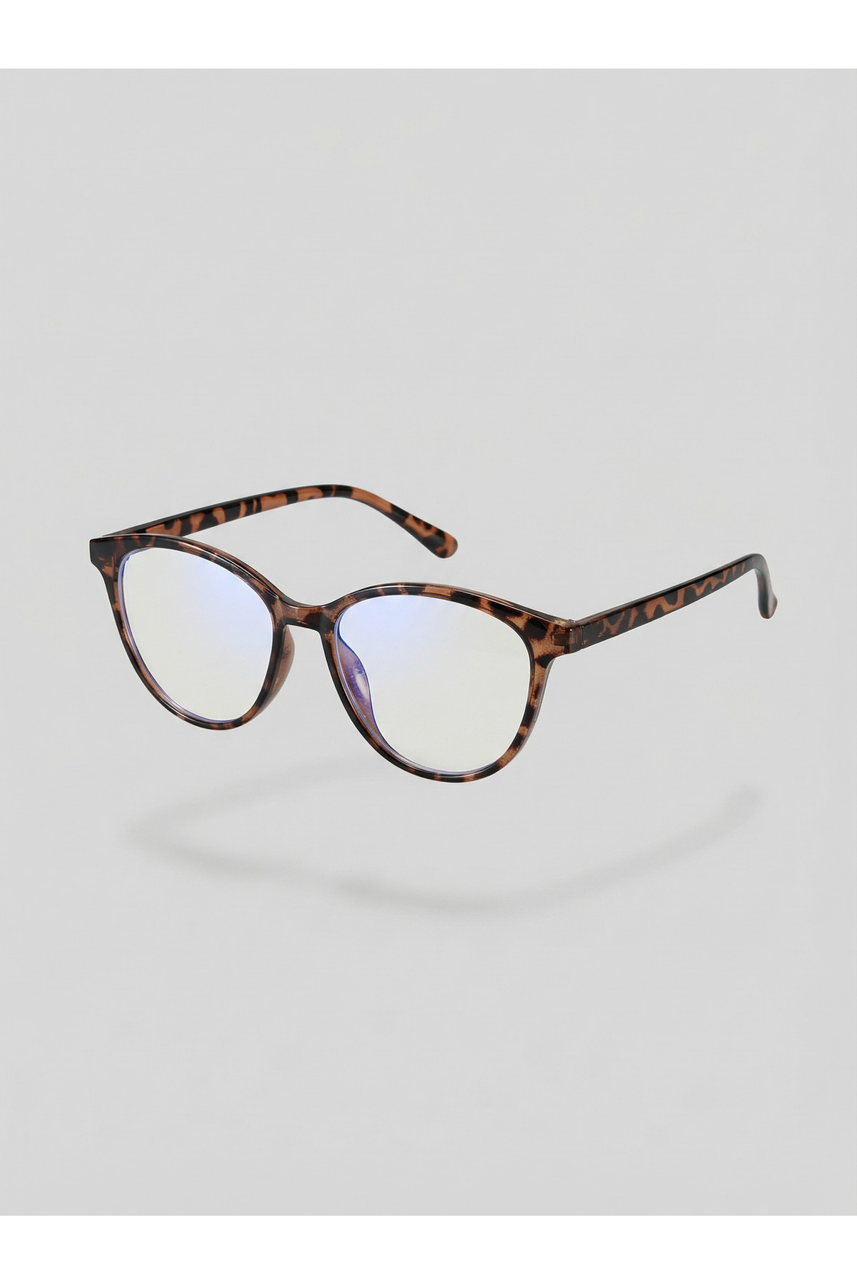 Kelny Black Cat eye Slim Slim Metal Hinged Blue Light Glasses