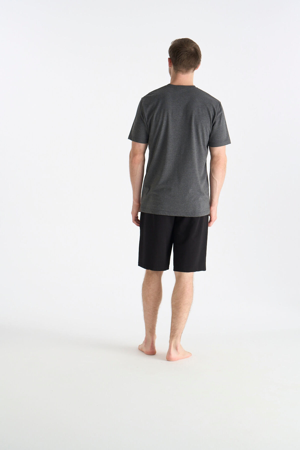 ست پیژامه و لباس خواب مردانه یقه گرد | یو اس پولو U.S. Polo Assn. 19-tway-021 TR - تصویر 3