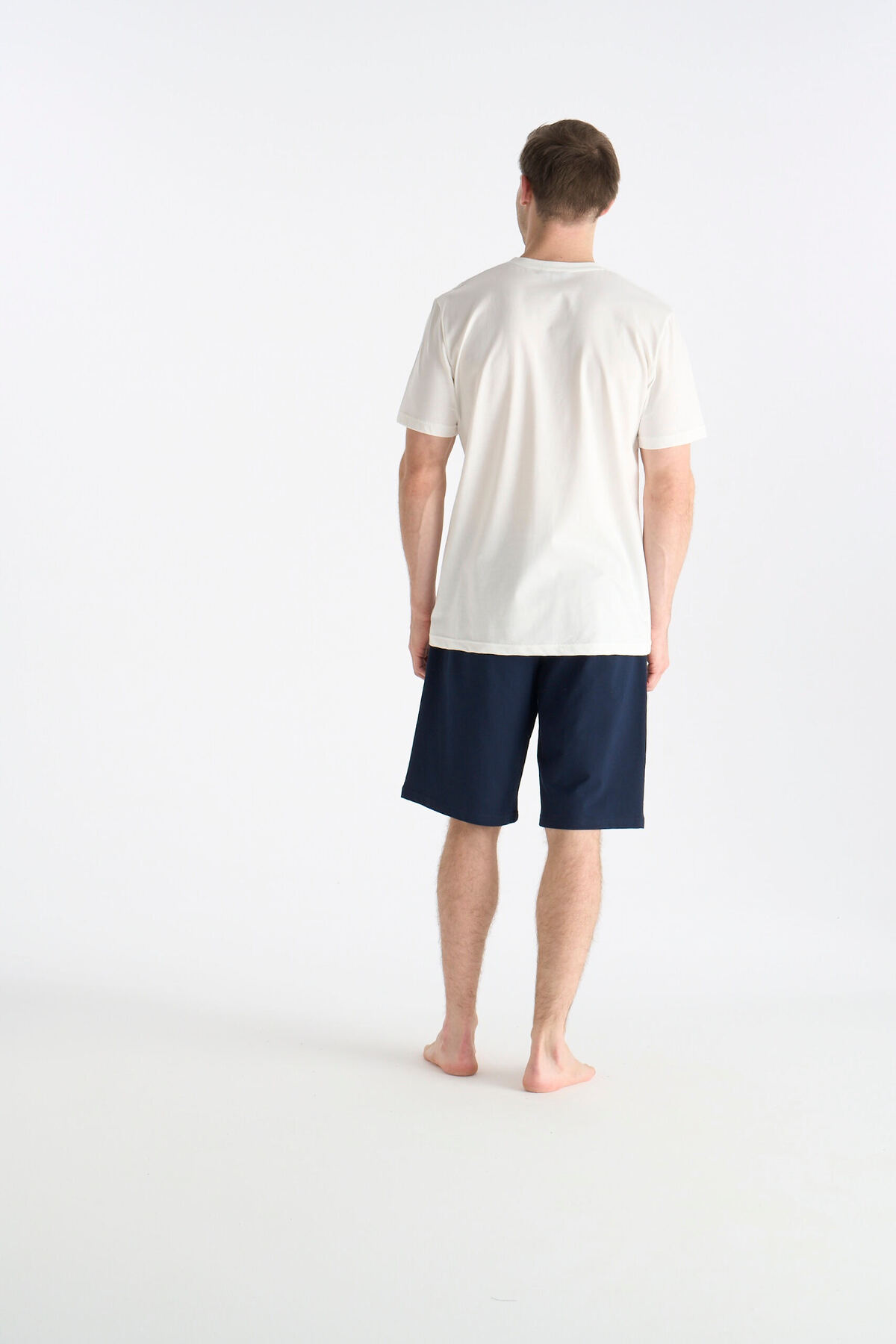 ست پیژامه و لباس خواب مردانه یقه گرد | یو اس پولو U.S. Polo Assn. 19-tway-018 TR - تصویر 3