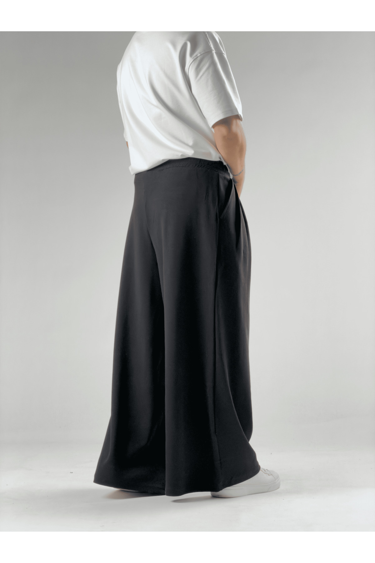 COCOPELLI  Oversize Samurai Siyah Erkek Pantolon COC2904 - Görsel 5