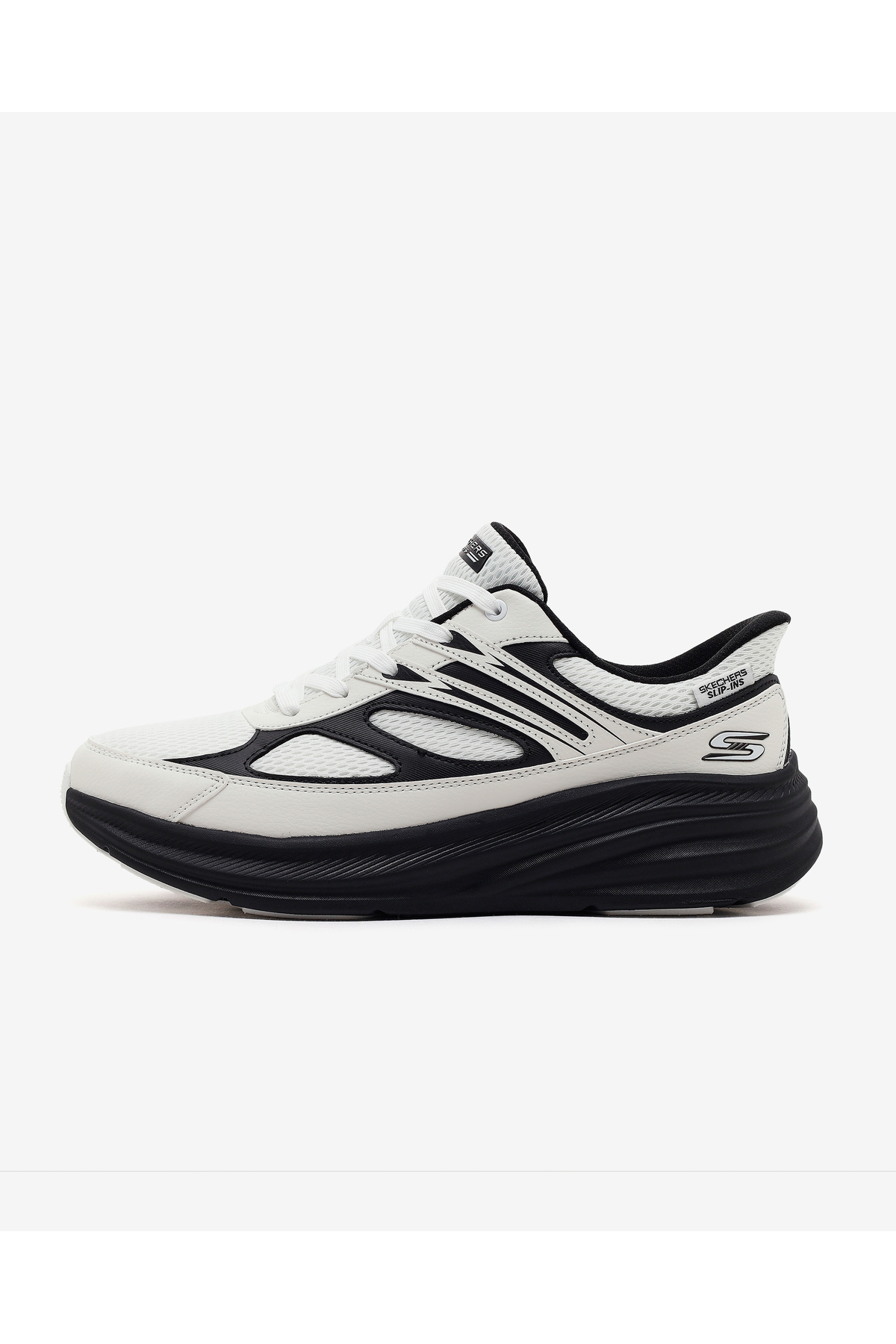 Skechers BOBS SKILLZ Erkek Beyaz Spor Ayakkabı 118432 WBK - Fiyatı