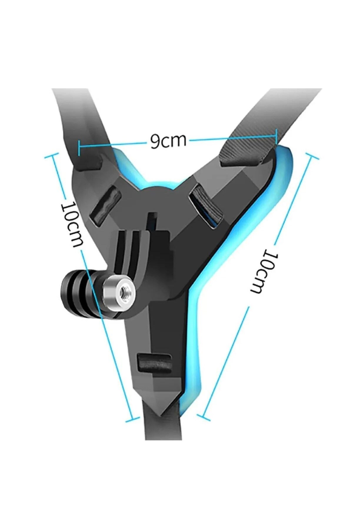 Epilons Z&K Market® Motorsiklet Kask Önü Takılan Telefon Tutucu Aksiyon Kamerası Takılabilen Aparat fotoğrafı 4 (önizleme)
