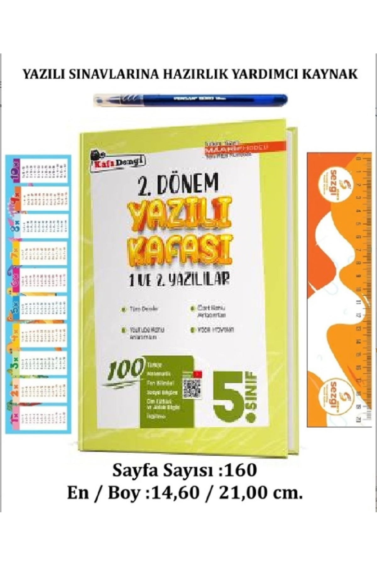 Kafa Dengi Yayınları 5. Sınıf 2. Dönem Yazılı Kafası 1. ve 2