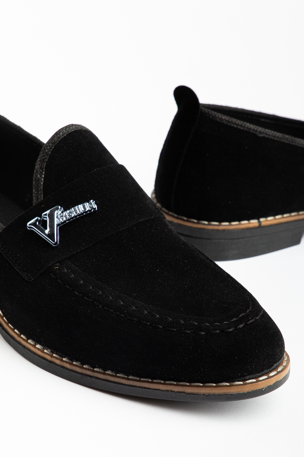 CALVORO  Corcik V Tokalı süet Erkek Babet Yazlık Ayakkabı - Görsel 5