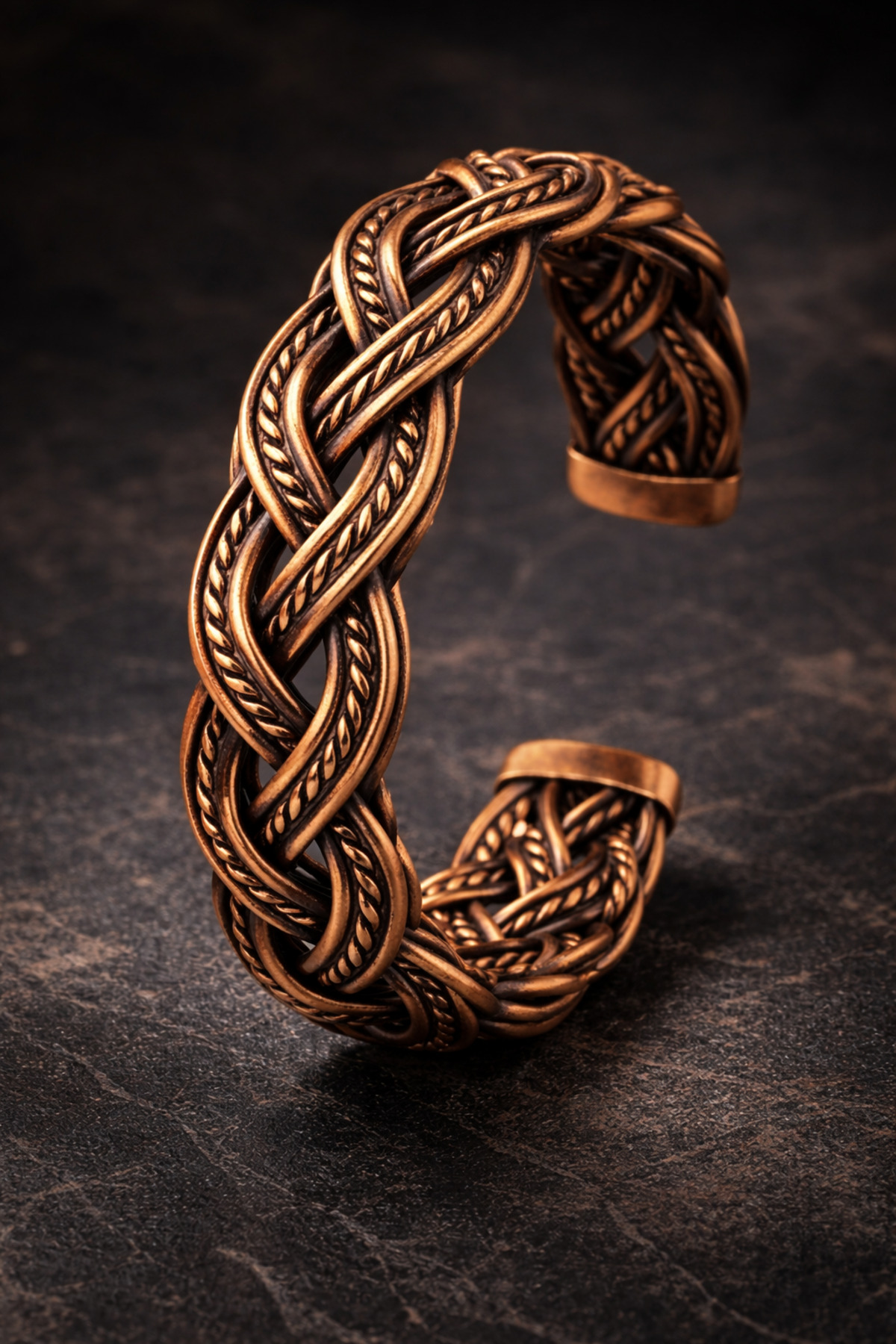Women's Copper Bracelet Mesh Model Healing Thin 100% Pure Copper Bracelet Clamp
