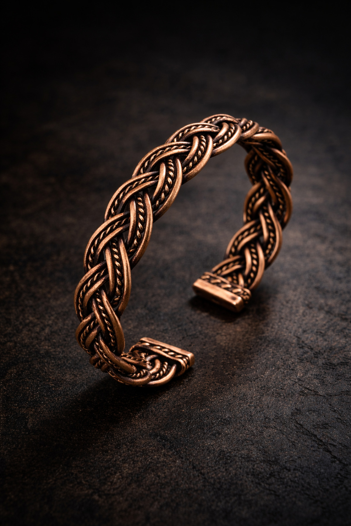 Women's Copper Bracelet Mesh Model Healing Thin 100% Pure Copper Bracelet Clamp