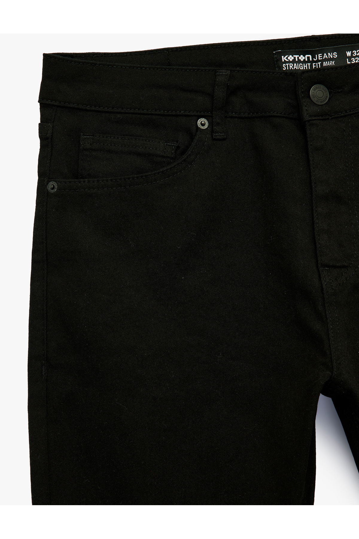 Koton  Normal Bel Pamuklu Straight Fit Jean Pantolon - Mark Jean - Görsel 4